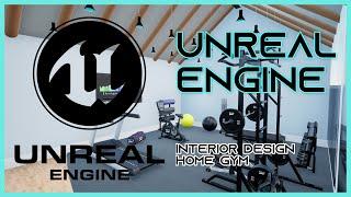 [Unreal Engine] Step 1. Basic modeling of Home Gym Interior Design