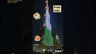 Burj Khalifa pe Tiranga | Jai Hind Bharat | Pride of India #burjkhalifa #dubai #india  #indianarmy