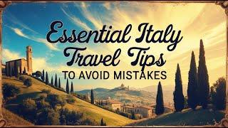 Essential Italy Travel Tips To Avoid Mistakes