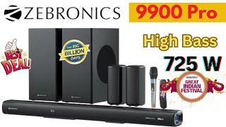 Zebronics 9900 Pro Dolby Atmos Soundbar Review | 5.2.4 Home Theatre | Amazon Great Indian Festival