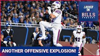 Josh Allen engineers another offensive explosion in Buffalo Bills 48-42 win over the Detroit Lions