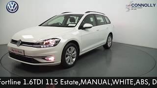 CMG VW BALLINA 181D13785 VW GOLF Comfortline 1 6TDI 115 Estate,MANUAL,WHITE