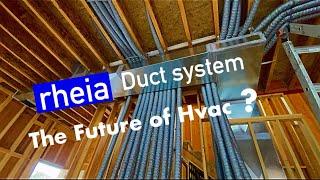 Rheia duct system installation | HVAC new construction