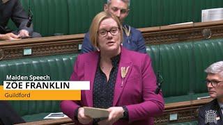 Zöe Franklin - Maiden Speech