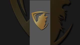 Lion logo design tutorial using Adobe illustrator #art #shorts