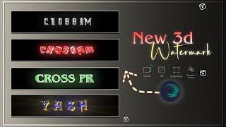 New 3d text watermark like ae in alight motion (+preset)
