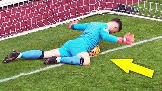 Goalkeeper Saves Without Their Hands