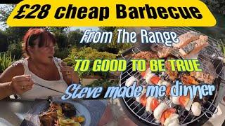 CHEAP BBQ / THE RANGE / ONLY £28 / STEVE COOKS ME DINNER