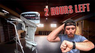 24 Hour Boat Motor Fix & Flip Challenge! Can I Profit?