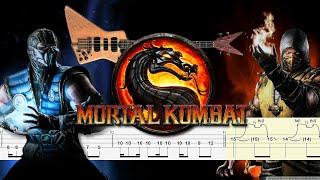 Mortal Kombat Theme Song Original (Bass Tabs Tutoril) By @ChamisBass