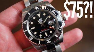 La Touraine Maritimer Watch Review   Best Diver Under $100?