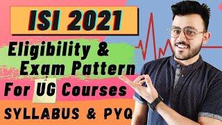 ISI Eligibility & Exam Pattern For UG Courses | B.Stat | B.Math