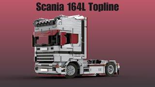 Scania 164L Topline  - Lego MOC by OldOlneyLego