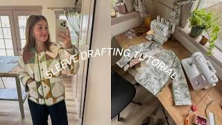 How to Self Draft Sleeves + a Quilted Jacket Tutorial