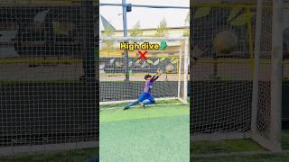 Learn high dive ️ #football #footballskils #fts #soccer #goalie #gktricks