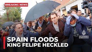 Spain's king booed in flood-hit Valencia: Crowds protest against the government's response