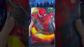 [ASMR UNBOXING] Hot Toys Spider-Man New Red and Blue Suit #shorts #unboxing #asmr