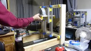 Making a CNC horizontal Router  as a substitute for the Pantorouter (using 3D printing parts) (1)