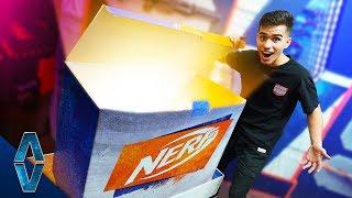 Unboxing A GIANT NERF Mystery Box!!