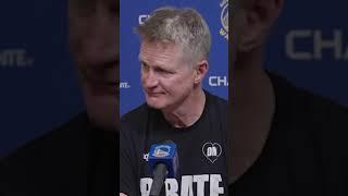 Steve Kerr’s message to Andrew Wiggins after getting traded  (via @warriors/TT)
