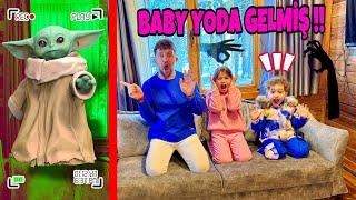 KUZEY ELİF BABY YODA ORMAN EVİMİZE GELDİ !! ABUR CUBURLARI KAÇIRIYOR !!