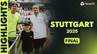 Alexander Zverev vs Taylor Fritz For The Title  | Stuttgart 2025 Final Highlights