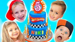 Alles Gute zum Geburtstag, Niki! Kindergeburtstagsfeier mit Vlad, Diana und Roma