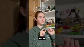 Painting a rock every day for 30 days #youtubeshorts #art #fyp