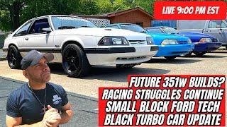 Future 351w Build? Racing Struggles and Broken Turbo Cars! SHOP TALK TECH