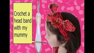 Crochet Along: Head Band #crochet #crochetpattern #headwear #crochetalong #crochetheadband