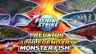 【釣魚大亨 Fishing Strike】 All Legendary Predator Monster fishes 传说中的怪物鱼