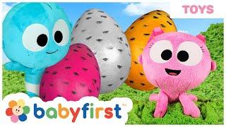 Toddler Learning Video | Kinetic Construction | GooGoo's Surprise Eggs | Nursery Rhymes | First Toys