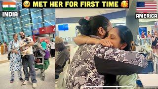 MET HER FOR FIRST TIME IN 3 Years  || India To America For First Time ️   #surprise