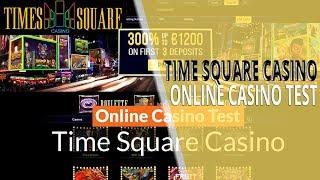 Online Casino Test - Time Square Online Casino - 300% Bonus - 1200 Euro