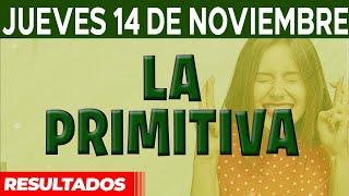 Resultado del sorteo Primitiva del Jueves 14 de Noviembre del 2024.