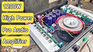 1200W Power Amplifier || Hi-Fi || Pro Audio Amplifier || Indian Xtreme Audio