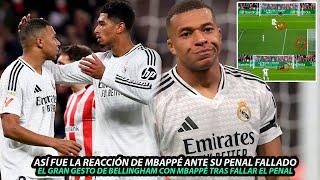 La REACCIÓN de MBAPPÉ ante OTRO PENAL FALLADO y el GRAN GESTO de BELLINGHAM con el FRANCES