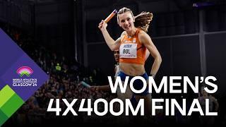 Women's 4x400m final | World Athletics Indoor Championships Glasgow 24