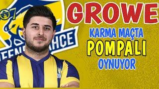 GROWE KARMA MAÇTA POMPALI OYNUYOR(2 KEZ BIÇAK ATTI!)#zula #zulasüperlig #zulaeniyivuruşlar