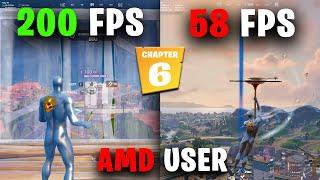 Best AMD Setting For Fortnite Fix FPS Drops & Stuttering in Chapter 6 Season 1!