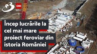 Încep lucrările la cel mai mare proiect feroviar din istoria României