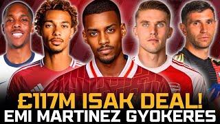 £117m Alexander Isak BID!Big Viktor Gyokeres Update Martinez to Man United HEATING UP