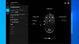 How to change mouse DPI and set DPI Shift in Logitech G Hub | G102