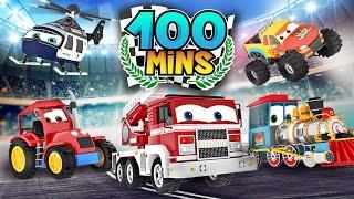 appMink Makes Fire Truck & Tractor | Monster Truck Number Counting - appMink Playlist 100mins