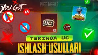 TEKIN UC OLISH PUBG MOBILE | TEKINGA UC ISHLASH USULLARI