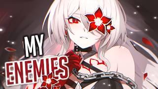 Nightcore - Enemies (Rock Version) (Lyrics)