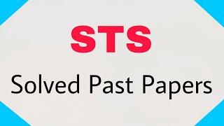 STS Solved Past Papers||STS Test Preparation 2023||Pak MCQS