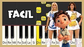 LUCA - CHIQUITITA - ABBA - PIANO FÁCIL CON NOTAS - PIANO TUTORIAL