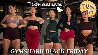 HUGE GYMSHARK BLACK FRIDAY 2024 HAUL ️ | 50+ MUST HAVE ITEMS | 70% OFF SALE TRY ON!!