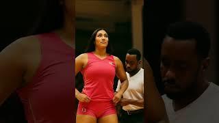 Worlds tallest female volleyball player in usa #volleyball #usa #cute#sports #wrestling #shorts